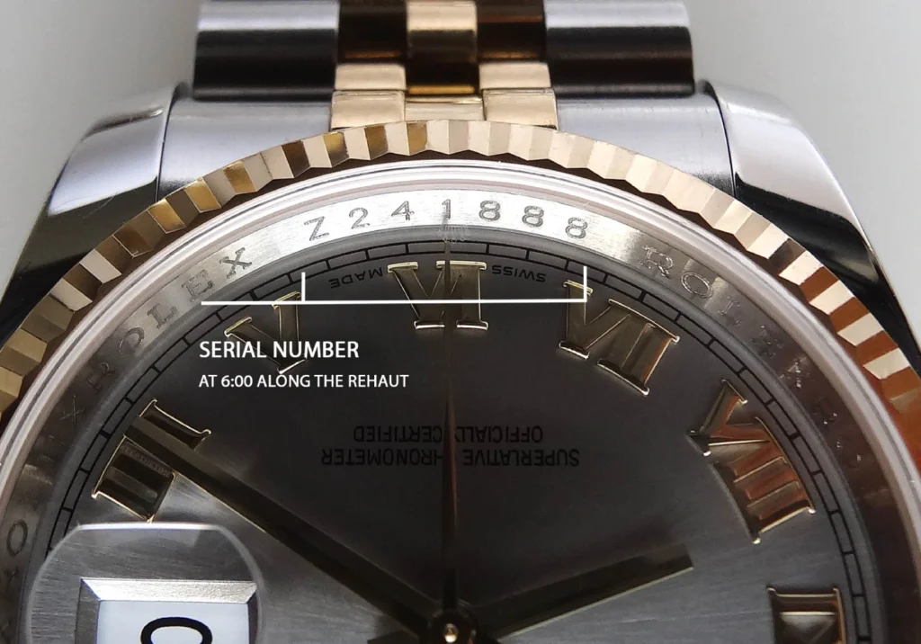 rolex-serial-number-engraved-rehaut